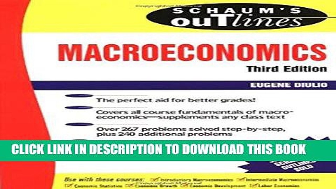 [PDF] Schaum s Outline of Macroeconomics Full Online
