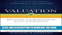 [PDF] Valuation + DCF Model Download: Measuring and Managing the Value of Companies (Wiley