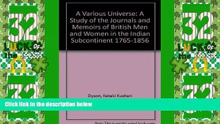 Deals in Books  A Various Universe: A Study of the Journals and Memoirs of British Men and Women
