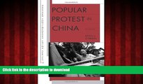 liberty books  Popular Protest in China (Harvard Contemporary China Series) online to buy