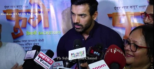 John Abraham REACTS To Kannada Actors DROWNED During Stun