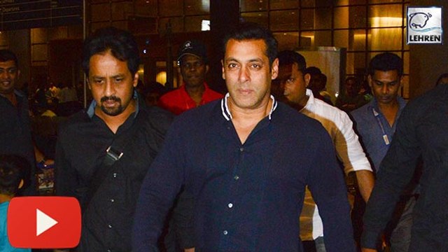 Salman Khan Spotted At Airport After Tubelight Shoot Wrap Up