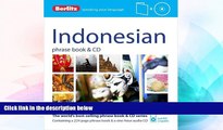 Ebook Best Deals  Berlitz Indonesian Phrase Book   CD  Full Ebook