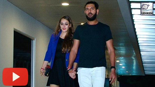 Yuvraj Singh SPOTTED With Fiancee Hazel Keech