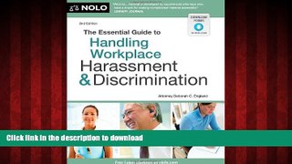 Buy book  The Essential Guide to Handling Workplace Harassment   Discrimination online to buy