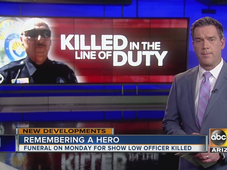 Funeral scheduled Monday for slain Show Low police officer