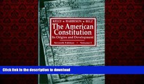 Buy book  The American Constitution: Its Origins and Development (Seventh Edition)  (Vol. 1)