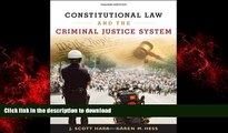 Buy books  Constitutional Law and the Criminal Justice System online to buy