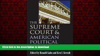 Best books  The Supreme Court and American Political Development online for ipad