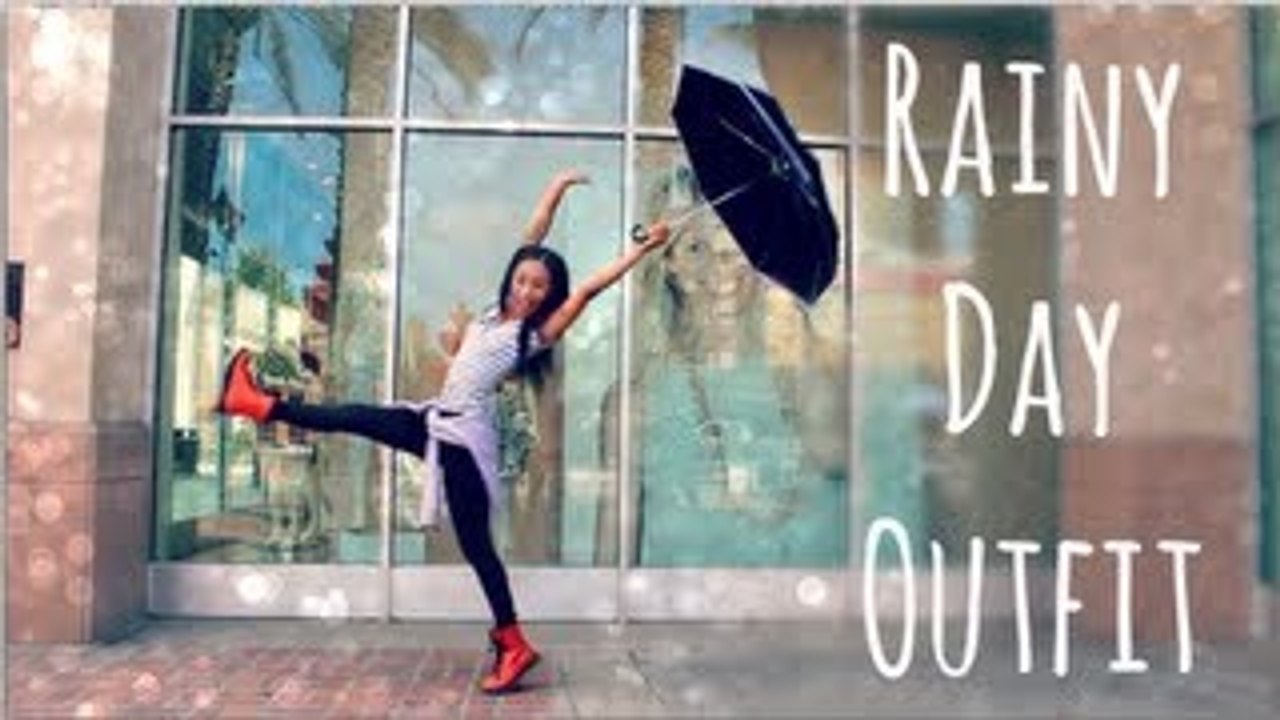 Rainy Day Outfit | Collab!