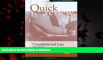 Best book  Sum and Substance Quick Review on Constitutional Law, 14th (Sum   Substance Quick