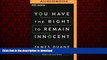 Best books  You Have the Right to Remain Innocent online to buy