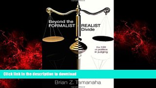 liberty book  Beyond the Formalist-Realist Divide: The Role of Politics in Judging