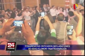 Congresistas criticaron declaraciones de Keiko Fujimori