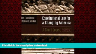 Buy book  Constitutional Law For A Changing America: A Short Course, 4th Edition Text online for