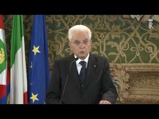 Roma - Mattarella incontra al Quirinale i Prefetti d'Italia (10.11.16)