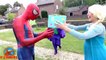 Frozen Elsa DANCING w SPIDERMAN In a Car BAD BABY Joker JOKERS Dab Dance Superhero Fun Video 4K