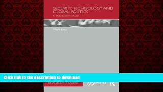 Best books  Security, Technology and Global Politics: Thinking with Virilio (Prio New Security