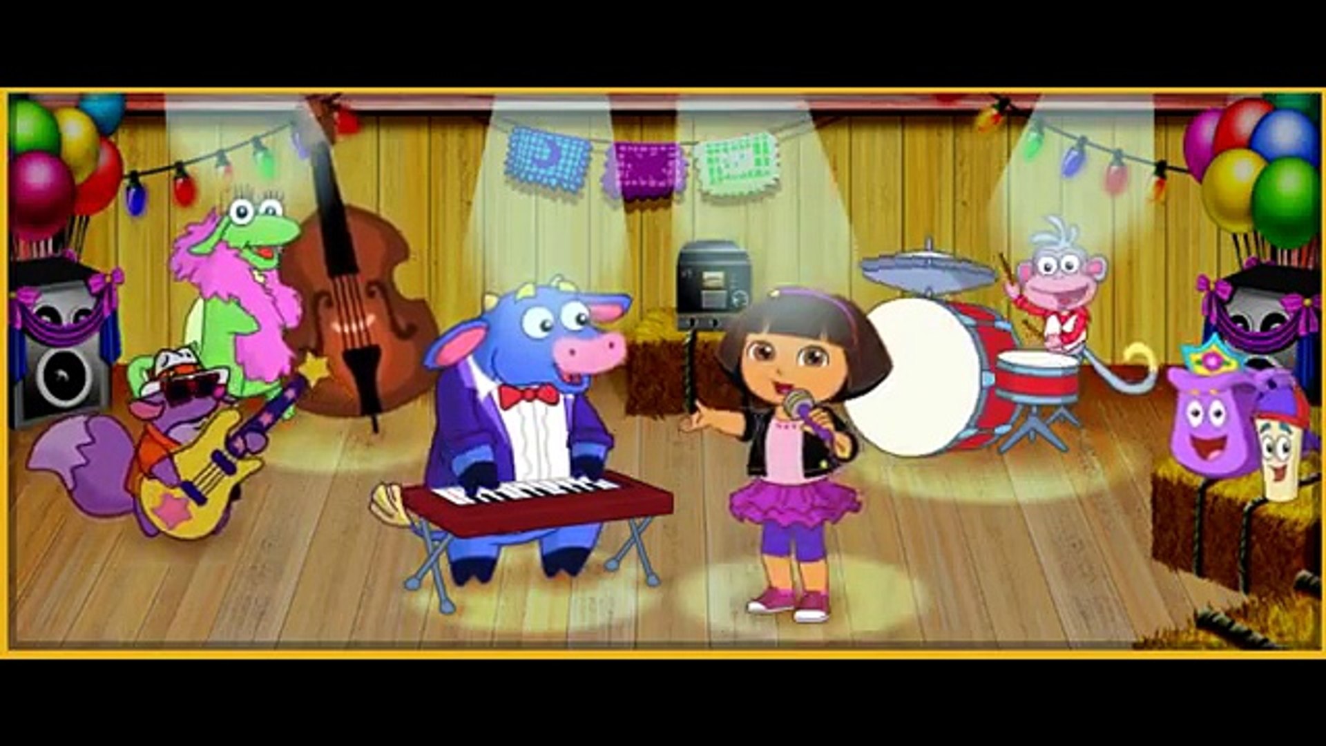Dora The Explorer 3d Dora Rocks Doras Sing Along Party Game Video Dailymotion