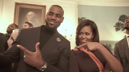 Les Cavs tapent "le mannequin challenge" à la Maison Blanche