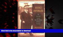 Best book  Justice Imperiled: The Anti-Nazi Lawyer Max Hirschberg in Weimar Germany (Social
