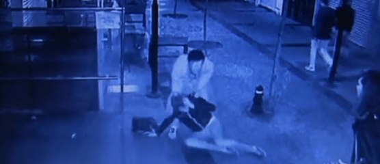 Sevgi Yolu'nda kadına şiddet kamerada