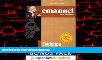 Read book  Emanual Law Outlines: Evidence: Aspenlaw Studydesk Bonus Pack online to buy