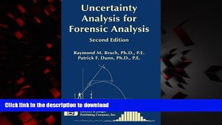 liberty book  Uncertainty Analysis for Forensic Science, Second Edition online