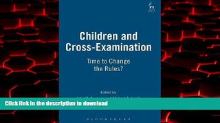 liberty books  Children and Cross-Examination: Time to Change the Rules? online to buy