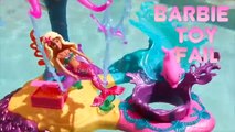 Barbie Mermaid Frozen Elsa & Little Mermaids Ariel Toy Fail Splash & Spray Water Park DisneyCarToys