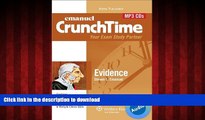 Best book  Crunchtime Audio: Evidence 4th Edition (Emanuel Crunchtime) online