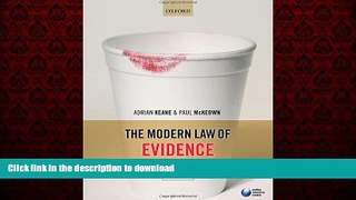 Best books  The Modern Law of Evidence online to buy