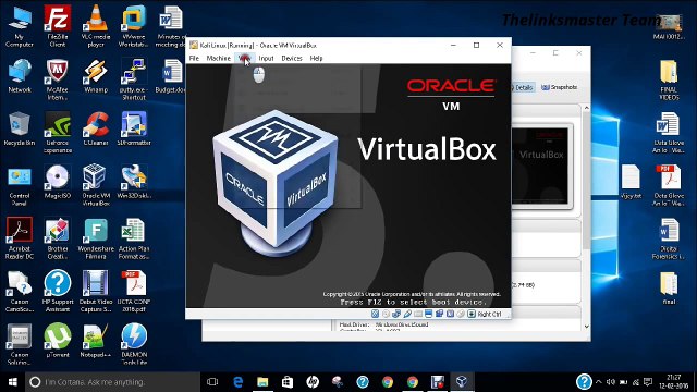 13.How to Installing Kali Linux os 2016 2 on VirtualBox Free Tutorial by Thelinksmaster Team - YouTube