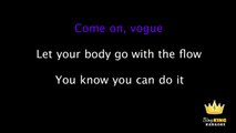 Madonna - Vogue KARAOKE / INSTRUMENTAL