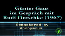 Gesamtgesellschaftliche Bewusstlosigkeit | G. Gaus im Gespräch mit Rudi Dutschke (1967) | lange Version remastered HD