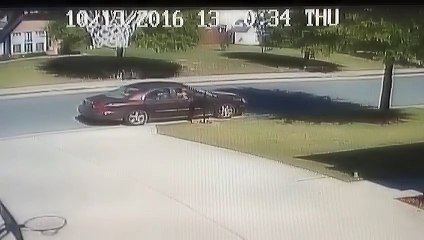 Ce livreur ne veut pas sortir de sa voiture pour donner un paquet