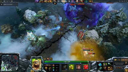 Dota 2 [CZ-HD] Stream Highlights - Pudka triple kill