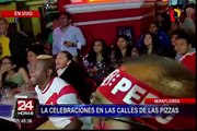 Hinchas celebraron histórico triunfo de Perú ante Paraguay