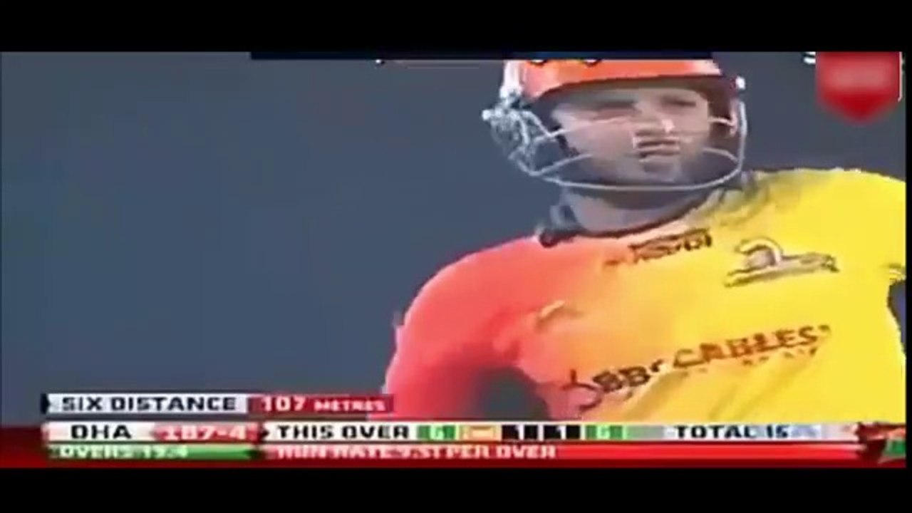 Shahid Afridi 27  off 11 balls in BPL  BPL T20 2016 Highlights