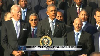 Cleveland Cavaliers Visit the White House - November 10, 2016 -2016-17 NBA Season