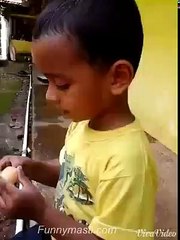 Neemboo Khane Se Current Laga Little Kid Ko