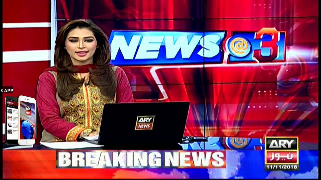 Headlines 1500 11th November 2016