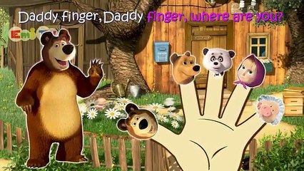Masha Finger Family | Nursery Rhymes Lyrics