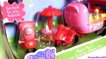 Peppa Pig Ice Cream Sundae Cart Theme Park with Scooter Play Doh - Carrito de Helados Nickelodeon