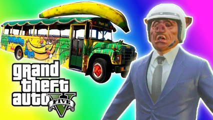 GTA 5 Online Funny Moments - Banana Bus, Derk, Mannequin Glitch, Gmod Stiffy Squad, Levitation!
