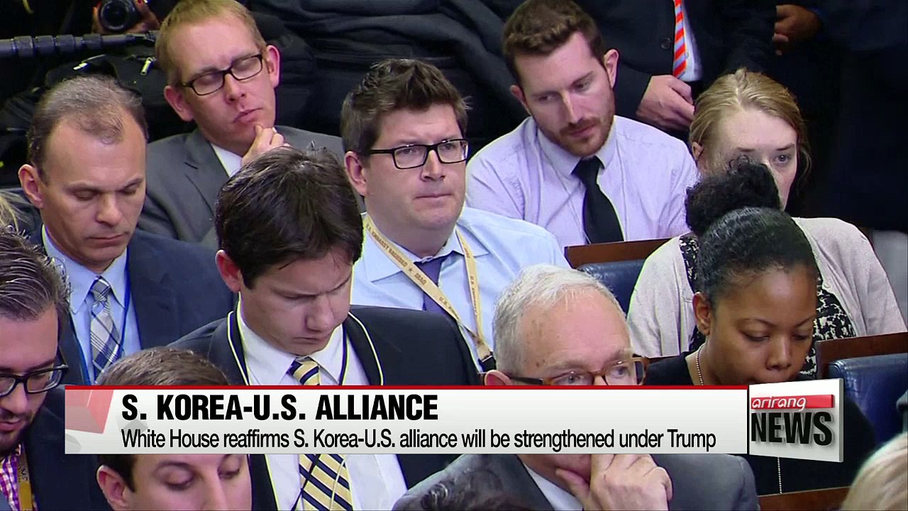 White House reaffirms S. Korea-U.S. alliance will be strengthened under Trump