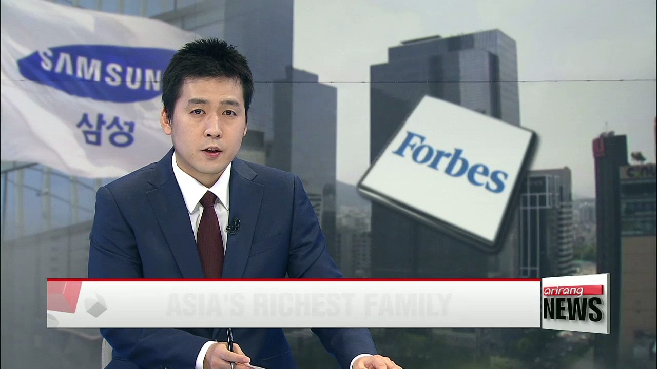 Samsung Group family tops Forbes' 50 richest list