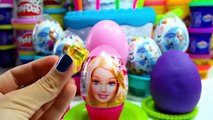 Peppa Pig Kinder Surprise Eggs Disney Frozen Play Doh Barbie Dora Cars Egg