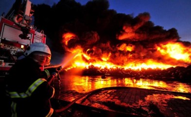 Samsun - Lastik Fabrikasında Çıkan Yangın Söndürüldü