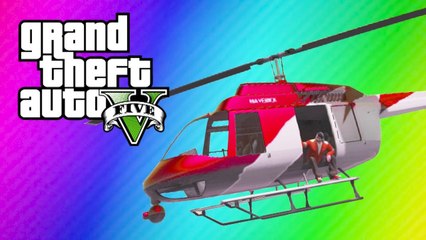 GTA 5 Online Funny Moments - Helicopter Windmill, Dangerous Treadmill, Have You Seen My BASEBALL